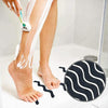 24pcs /Bag Wavy Shaped Gravel Pattern Bathtub Non-Slip Sticker, Specification: 1.3 x 18cm(Gray)