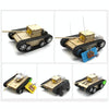 Wooden Electric Simulation Crawler Tank DIY Toy Assembly Model,Spec:  No. 1 Single Motor Basic Edition