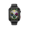 G18 1.83 inch Color Screen Smart Watch Leather Strap, Support  Noninvasive Blood Sugar / Uric Acid(Black)