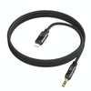 Borofone BL22 3.5mm to 8 Pin Zinc Alloy Dignity AUX Audio Cable, Length:1m(Black)