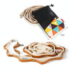 Outdoor PU Lanyard Camping Sundries Storage Rope Tent Binding Chain
