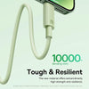 Baseus USB to 8 Pin Fast Charging Data Cable, Cable Length:1m(Green)