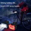 Bicycle Light USB Charging Outdoor LED Riding Lamp Set, Style: Front Light+Tail Light