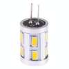 G4 5W 12 LEDs 5730 SMD 2800-3200K LED Corn Light, AC/DC 10-26V (Warm White)