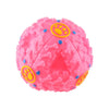 Dog Treat Ball Toy, Squeaky, Large 11.5cm, Pink