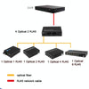 2 x 10/100/1000 RJ45 Port & 4 x 1000M SFP Port Fiber Optic Switch