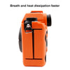 PULUZ Soft Silicone Protective Case for Sony ILCE-9M2/ Alpha 9 II / A92(Orange)