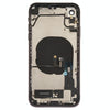 iPhone XR Black Battery Back Cover Assembly with Side Keys & Wireless Charging