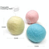 Catnip Vocal Ball Toy, Wool, Pink/Blue/Yellow, Batteries Included