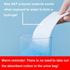 4pcs /Pack Car Disposable Emergency Rapid Coagulation Urine Bag Traffic Jam Pee Bag(13x27cm)