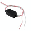 90mm 5W 180LM Angel Eyes Circles Car Headlight COB LED Lights for Vehicles, DC 12-24V (Red Light)
