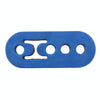 Universal Car 4 Holes Adjustable Rubber Mounting Bracket Exhaust Tube Hanging Rubber Tube(Blue)