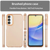For Samsung Galaxy A15 4G Frosted Translucent TPU Hybrid PC Full Coverage Phone Case(Orange)