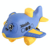 Children Toy Press Cartoon Inertia Car Baby Educational Toy Car Gift, Color: Aircraft Purple