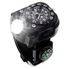 Outdoor LED Flashlight Wrist Watch With Compass Night Running Silicone Lighting Lamp(Black)