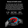 TK25 1.39-inch IP67 Waterproof Sports Health Monitoring Smart Bluetooth Calling Watch(Black Silicone)