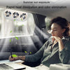 USB Plug-In Car Window Exhaust Fan Car Air Circulation Cooling Ventilation Fan, Color: Black