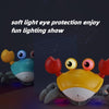 Escape Crab Automatic Obstacle Avoidance Light Music Electric Induction Crawling Toy(Orange Battery Model)