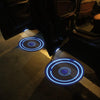 LED Infrared Induction Car Door Welcome Light Night Projection Ambient Light, Specification: Energy Circle (Blue)(1 Pair/Box)