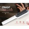 K-SKIN KD380 Hair Straightener Electric Straight Hair Curler Comb Brush PTC Heating Ceramic Straight Hair Brush, EU Plug(White)