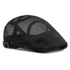 Summer Mesh Breathable Vintage Cap(Black)