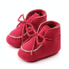 D2245 Winter Warm Baby Cotton Boots Plus Velvet Thickened Baby Walking Shoes, Size: 11cm(Red)