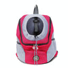 Dog Carrier Backpack, Front Facing, Rose Red, Large (25kg)