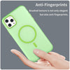For iPhone 11 Pro Max MagSafe Frosted Translucent TPU + PC Full Coverage Phone Case(Green)