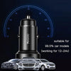 Yesido Y42 PD+QC3.0 Car Charger Cigarette Lighter 42W Fast Charger(Black)