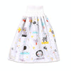 Baby Water-Proof And Leak-Proof Cloth Diapers Children Washable Cotton Cloth Bed-Wetting Skirt Pants, Colour: L(Animal Party)