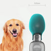 Portable Pet Water Bottle 800ml | Leakproof, Travel Dog Bowl | Blue Grey