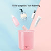 Facial Cleanser Foaming Maker Bubbler Cup Travel Portable Manual Foaming Bottle, Color: Small Purple