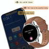 Ochstin 5HK8 Pro 1.36 inch Round Screen Blood Oxygen Blood Pressure Monitoring Bluetooth Smart Watch, Strap:Steel(Silver)