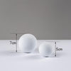 7cm Round Ball + 5cm Round Ball Geometric Cube Solid Color Photography Photo Background Table Shooting Foam Props(White)