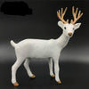 Simulation Deer Home Ornaments Plush Christmas Deer Doll Holiday Decorations, Size:24x24cm, Specification:Twist Head