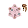 Interactive Dog Puzzle Feeder - Pink Hexagon - Slow Feeder Bowl