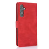 For Samsung Galaxy A26 5G Fantasy Skin-feel Calfskin Texture Leather Phone Case(Red)