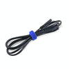 20pcs Data Cable Storage And Management Strap T-Shape Nylon Binding Tie, Model: Blue 12 x 200mm