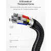 Baseus CATJK-D06 Cafule Series 100W Type-C / USB-C to Type-C / USB-C Metal Charging Data Cable, Length:2m(Dark Green)