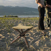 Outdoor Triangle Stool Camp Waterproof Canvas Portable DIY Chair Scorpion Fishing Stool(Army Green)
