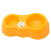 Automatic Pet Feeder Waterer Bowl Yellow - Cat Dog Food Drink Dispenser