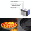 BM1075 Perforated Pizza Pan Kitchen Carbon Steel Non-stick Fruit Pie Mould Bakeware, Specification: 9 inches