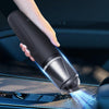 3 in 1 Mini Wireless Charging Handheld Car Vacuum Cleaner(Stainless Steel Filter Black)
