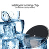 ZEQI W11 10W Smart Cooling Non-slip Aluminum Alloy Wireless Charger