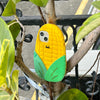 For iPhone 15 Cartoon 3D Corn Silicone Phone Case