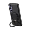 For Samsung Galaxy S24+ 5G Denior A14 Skin Feel Rotating Holder MagSafe Phone Case(Black)