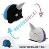 15cm Flipped Doll Double-Sided Expression Flipped Animal Cartoon Doll Plush Toy(Color Scale Sea Lion)