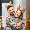 Christmas Deer Antler Plush Headband Festival Party Makeup Props(Gold)