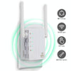 300Mbps Wireless-N Range Extender WiFi Repeater Signal Booster Network Router with 2 External Antenna, EU Plug(Black)