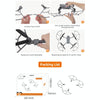 For DJI Air 3S / 3 Sunnylife Propellers Guard Protector Integrated Shielding Rings Quick Release Anti-Collision Props Safe Ring (Grey)